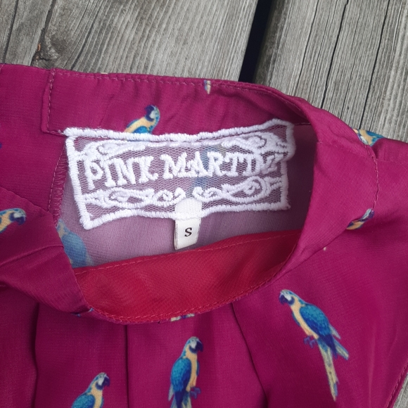 Pink Martini Bird Print Dress - Picture 4 of 7